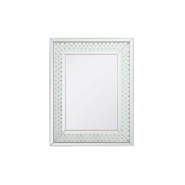 Blueprints 28 x 36 in. Sparkle Collection Crystal Mirror BL2952290